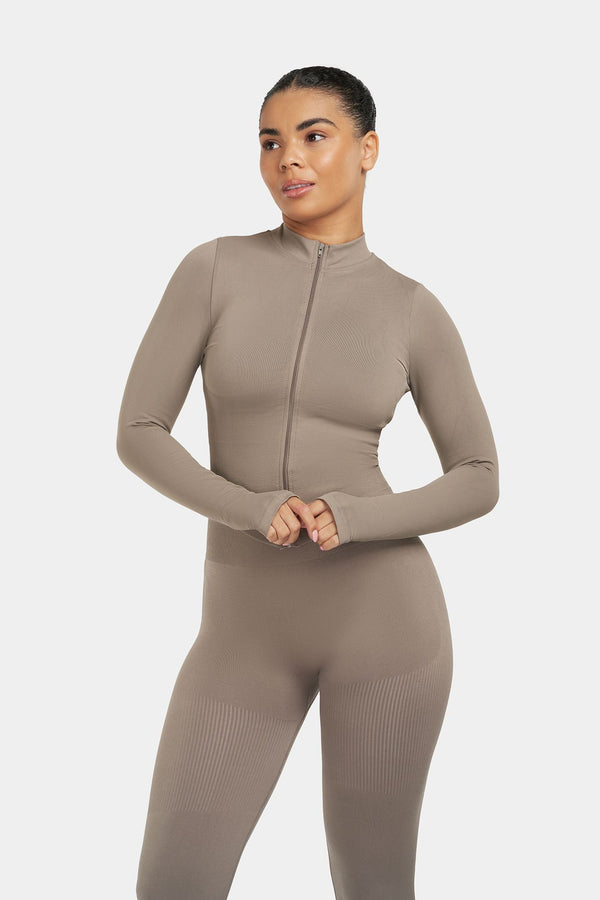 Shapewear Jacket | Khaki