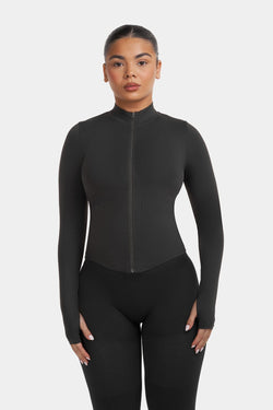 Shapewear Jacket | Charcoal Gray