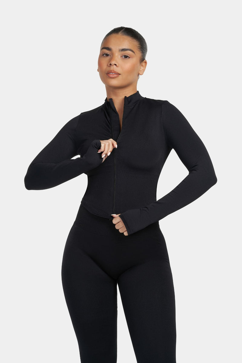 Shapewear Jacket | Pure Black