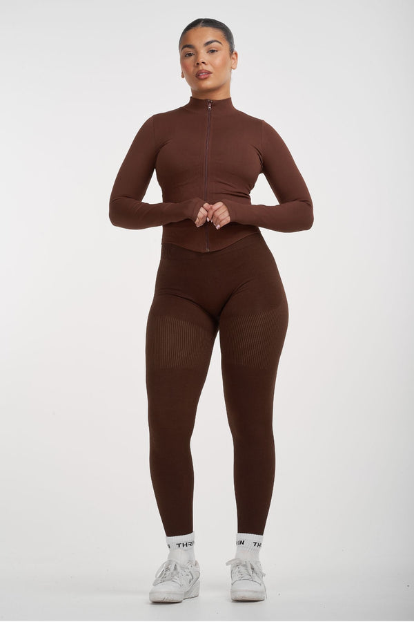 Shapewear Jacket | Bourbon Brown