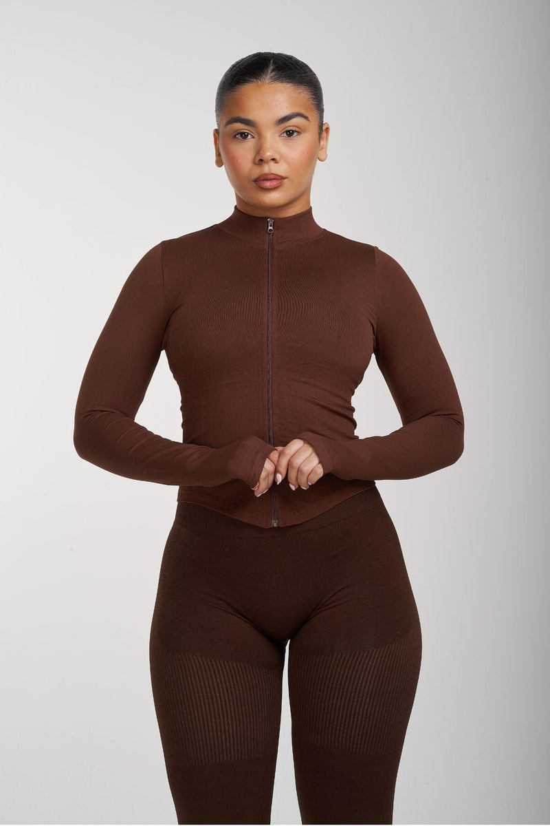 Shapewear Jacket | Bourbon Brown