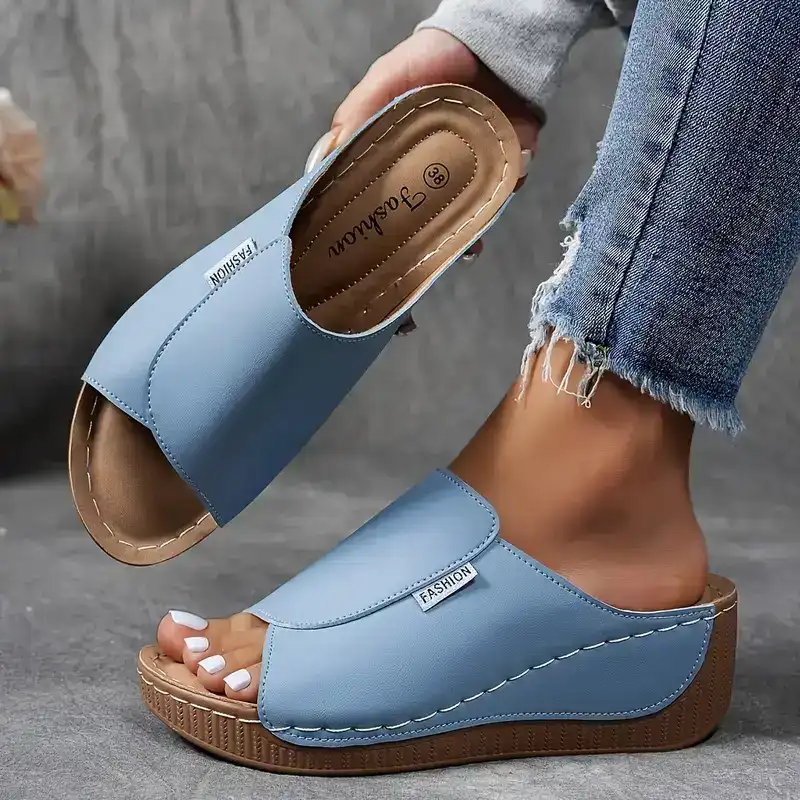 Anna – Komfortable Slip-on Sandaler med Svangstøtte