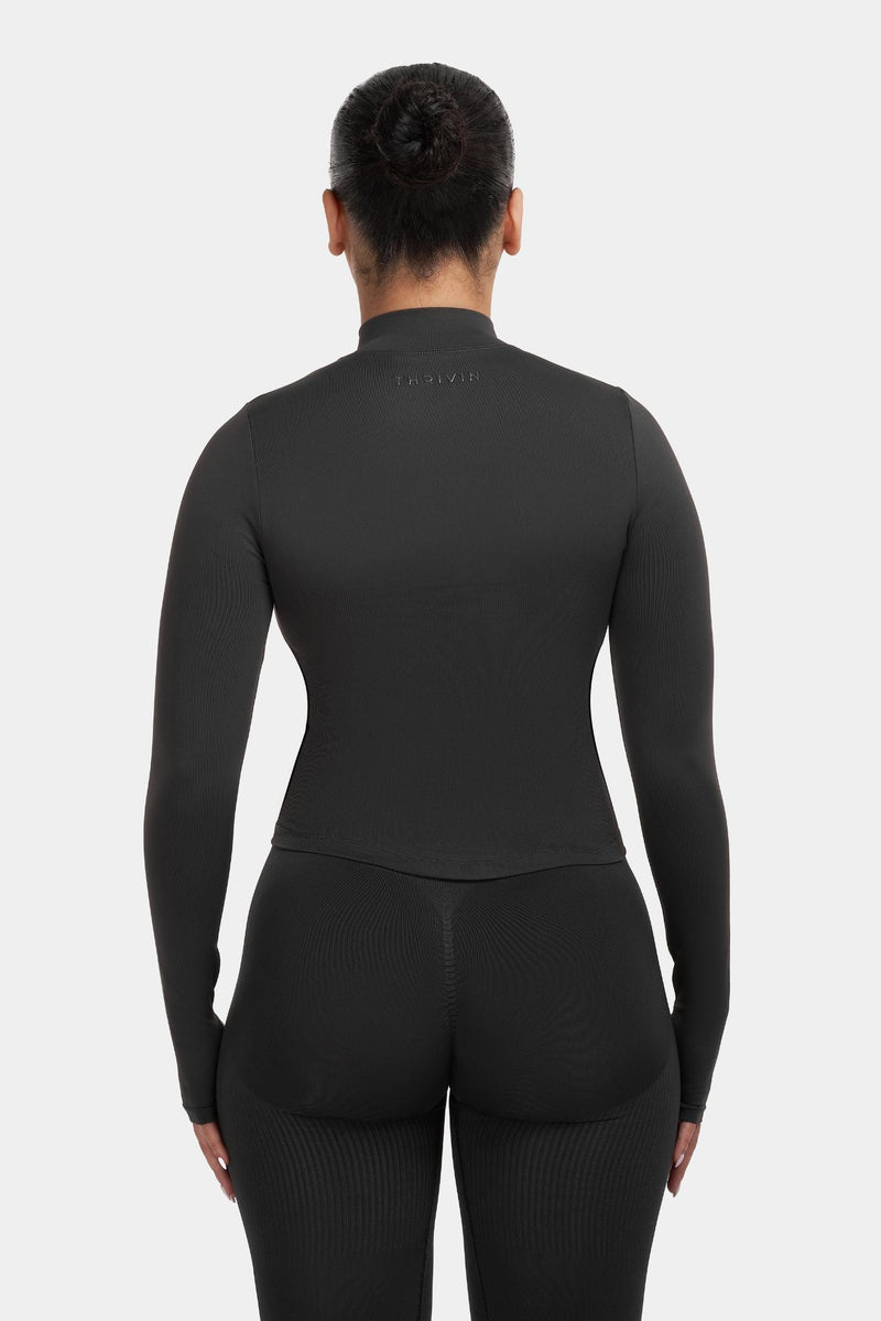 Shapewear Jacket | Charcoal Gray