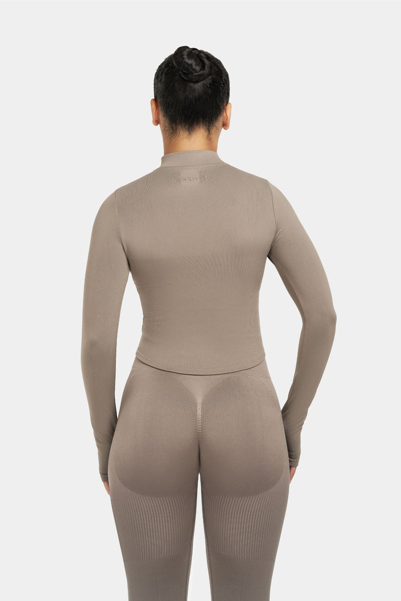 Shapewear Jacket | Khaki
