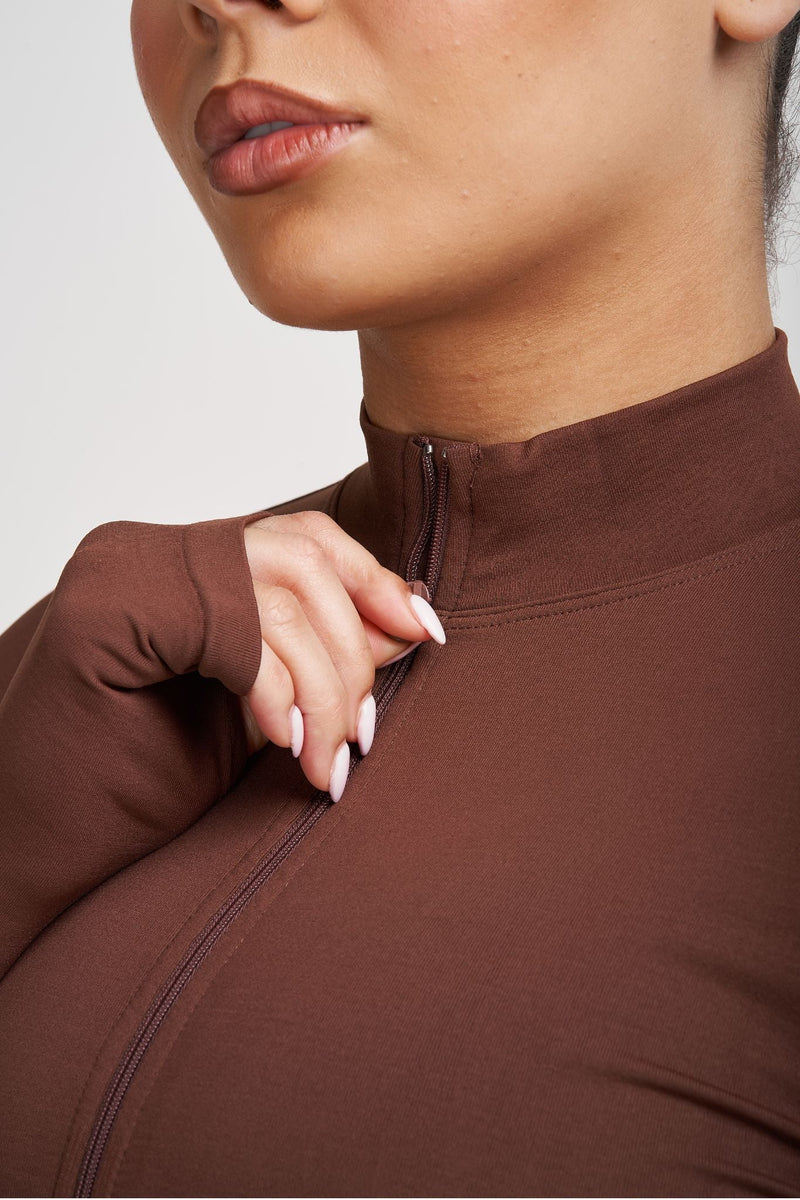 Shapewear Jacket | Bourbon Brown
