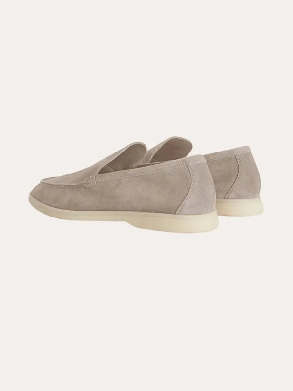 Raffineret ruskind Loafers – Beige Sable
