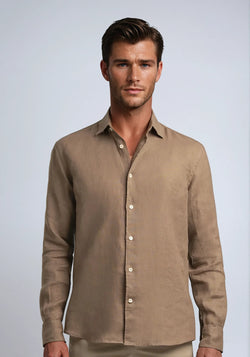 Linen Shirt Khaki