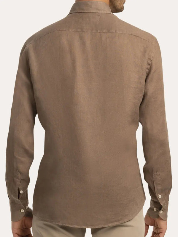 Linen Shirt Khaki