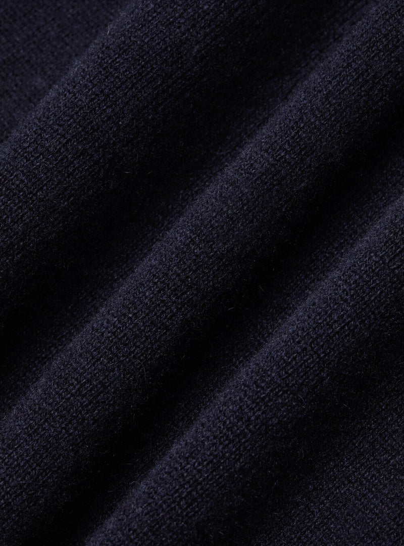 Premium Cashwool Sweater - Navy Blue