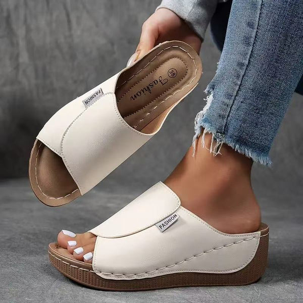 Anna – Komfortable Slip-on Sandaler med Svangstøtte