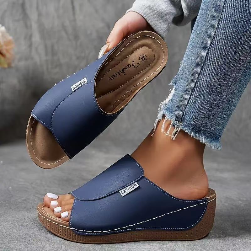Anna – Komfortable Slip-on Sandaler med Svangstøtte