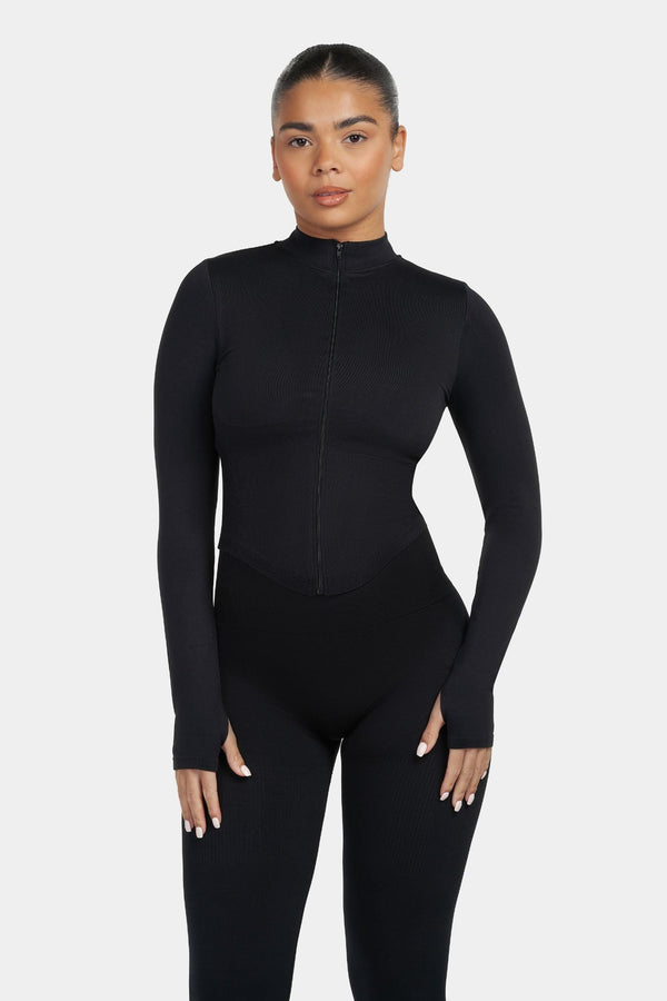 Shapewear Jacket | Pure Black