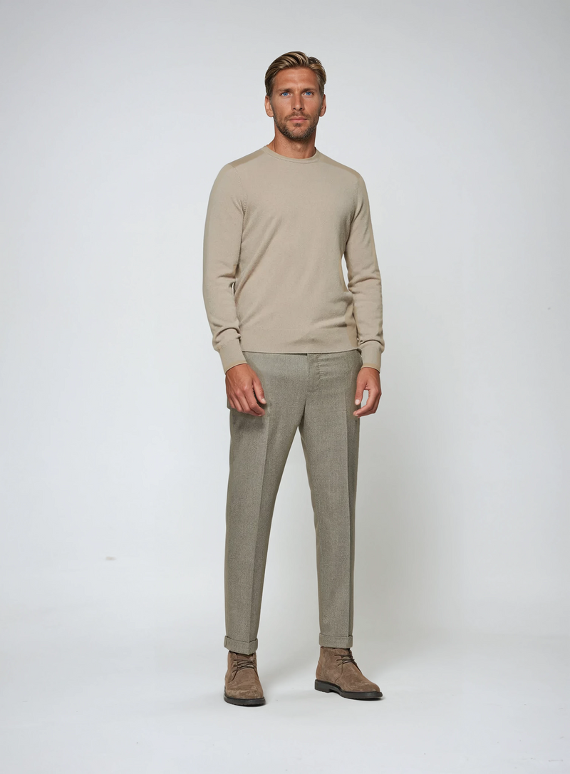 Premium Cashwool Sweater - Beige
