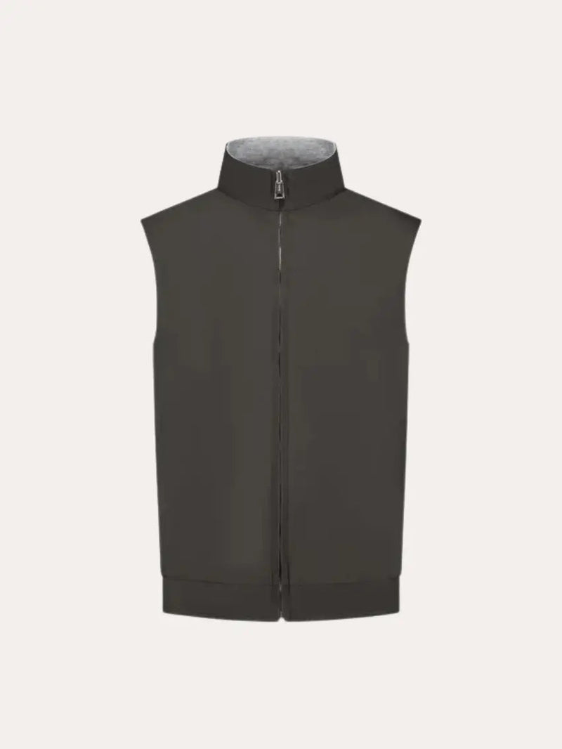Reversible City Body Warmer - Black