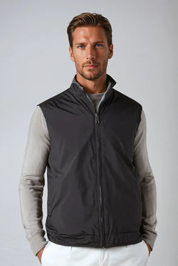 Reversible City Body Warmer - Black