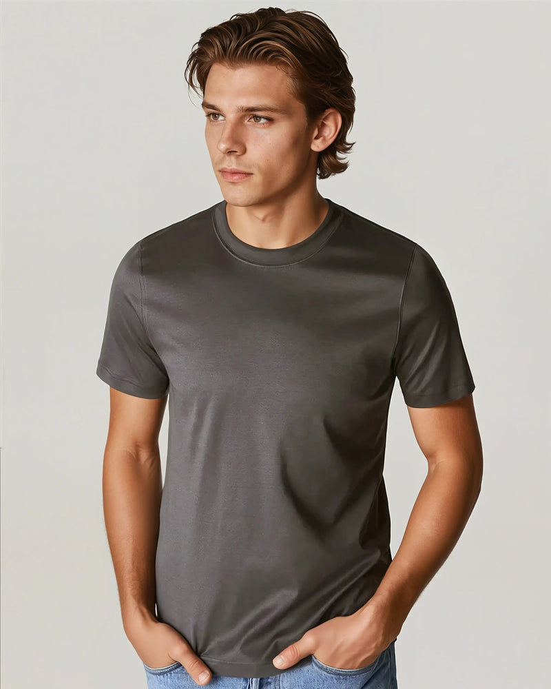 Signature Supima T-shirt – Brown