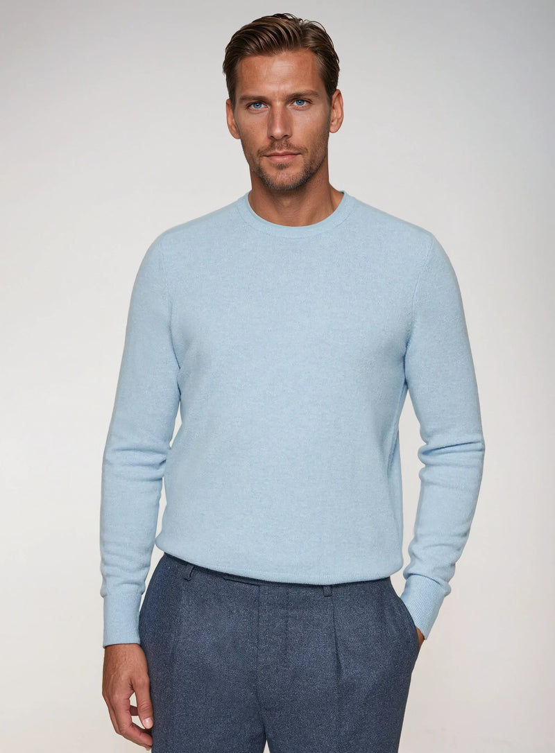 Premium Cashwool Sweater - Light Blue