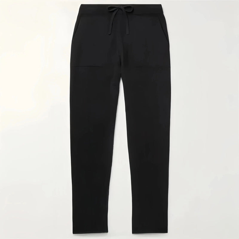 Handcrafted Cashmere Trousers – Navy Blue
