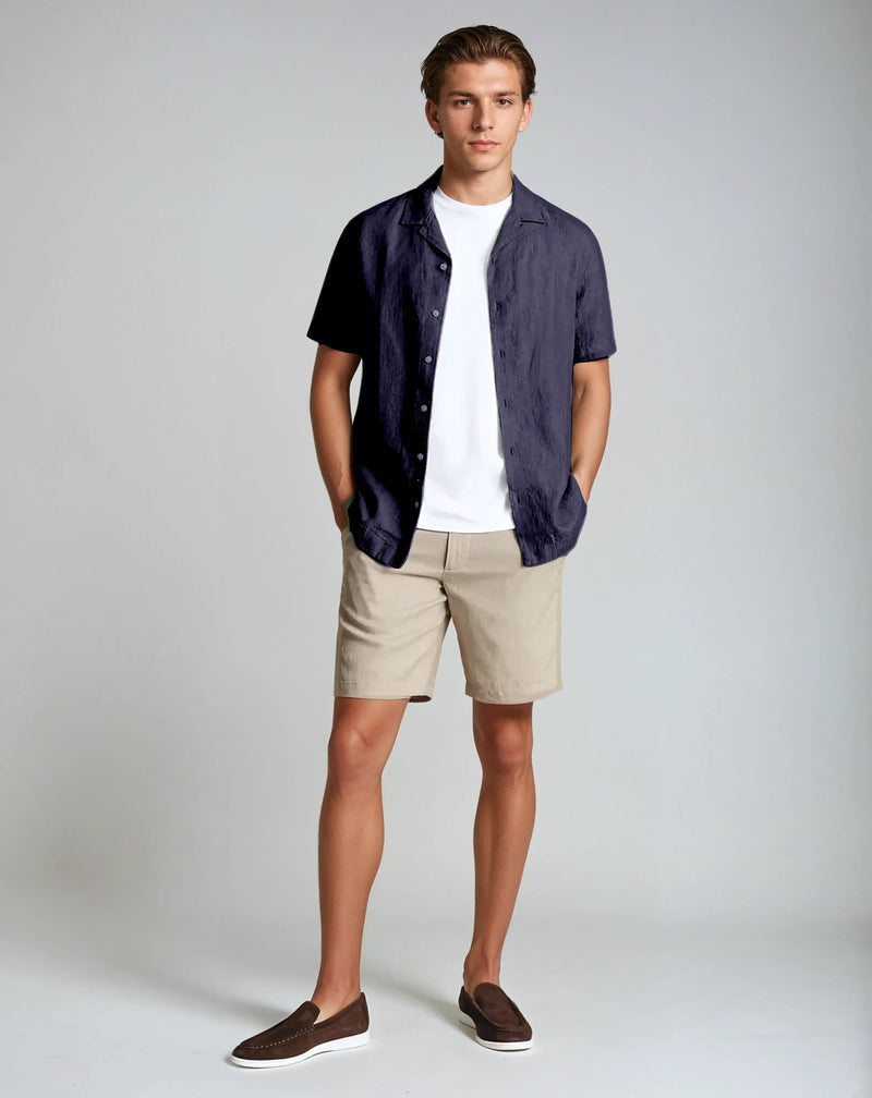 Beachside Linen shorts - Beige